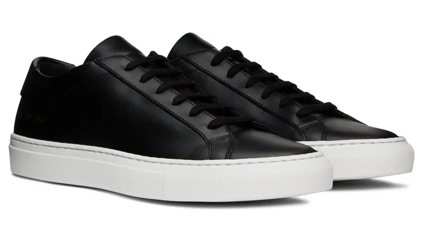 Common Projects Black Original Achilles Low Sneakers (ARTICLE 1658) (4)