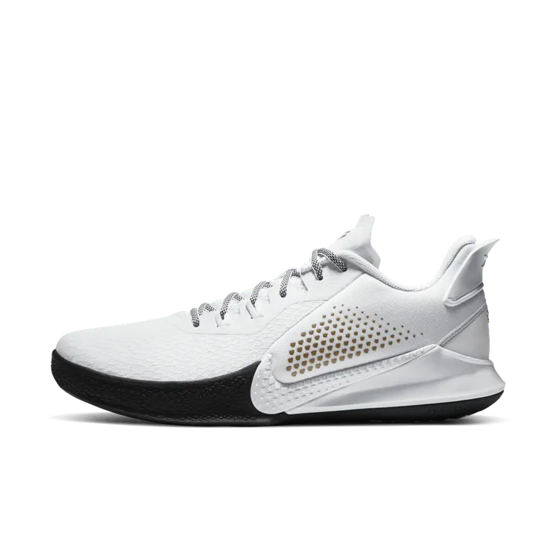 Nike Mamba Fury White Metallic Gold White/Metallic Gold-Black (CZ8770-100)
