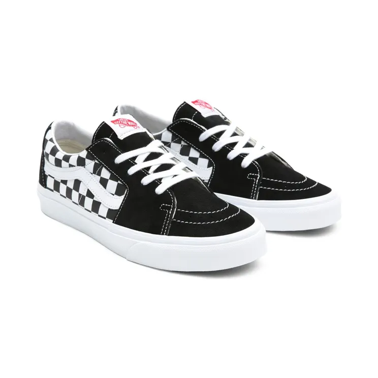 VANS Canvas/suède Sk8-low Schoenen (Zwart)