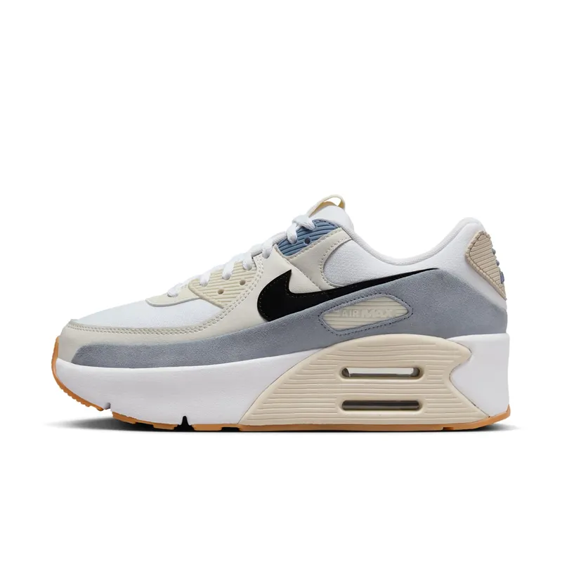 Nike Air Max 90 LV8 “White Ashen Slate Light Orewood Brown Black” (FD4328-106)