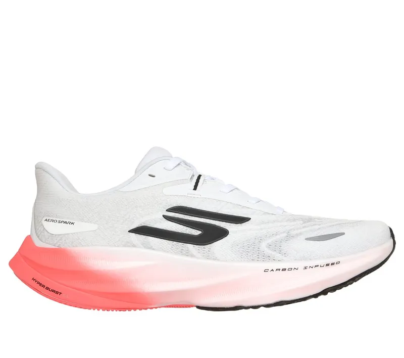 Skechers Aero Spark Sneaker White/Coral