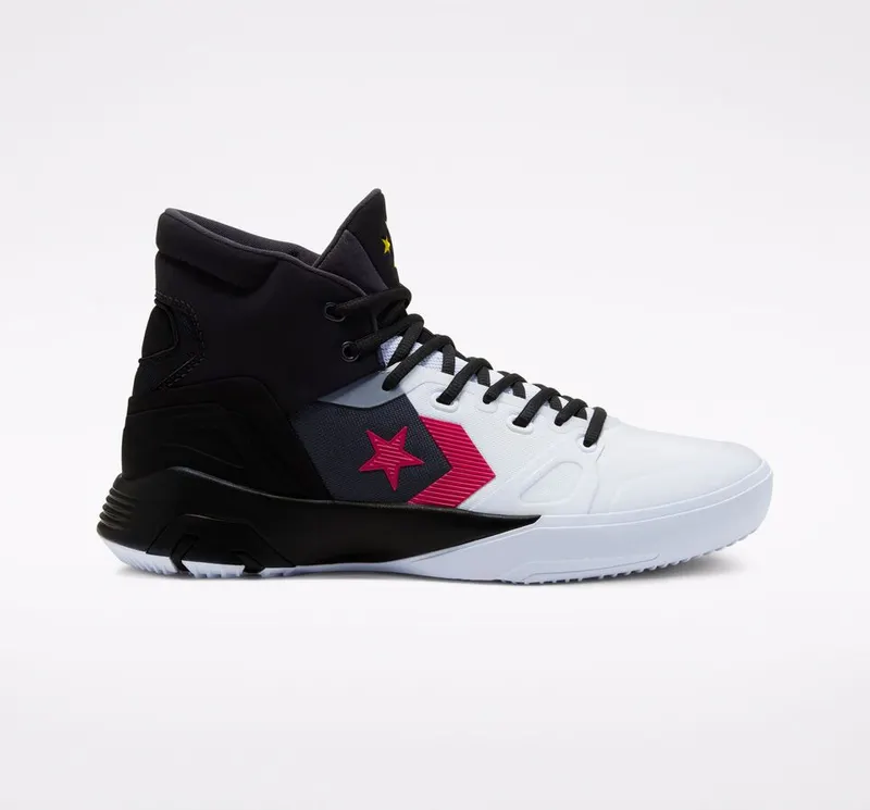 Converse  G4 Black White Multi Black/White-Solar Red (166804C)