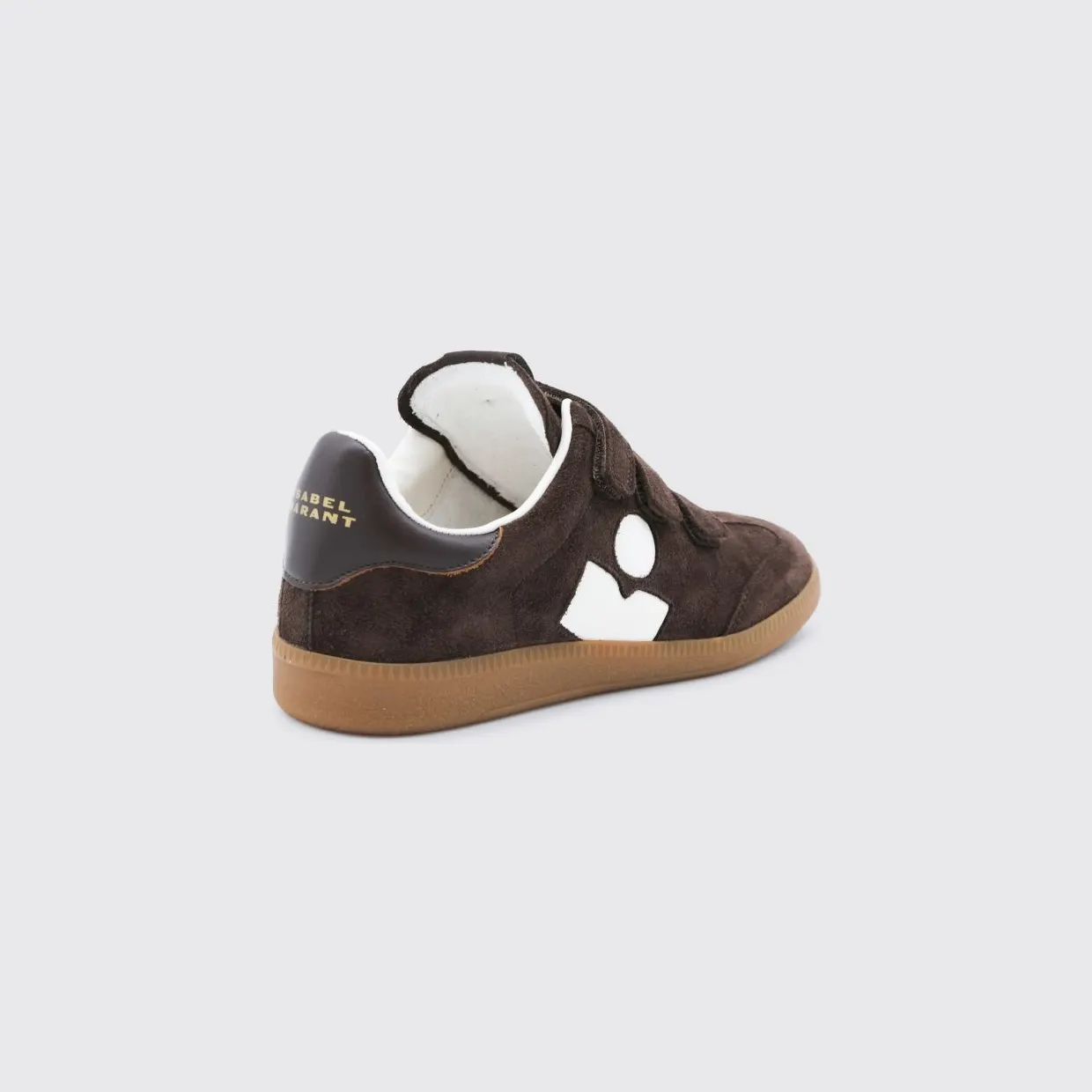 Isabel Marant Beth Suede Low-Top Sneakers with Velcro Strap Closure Cocoa (25PBK0013FAC1E09SCLMW) (2)