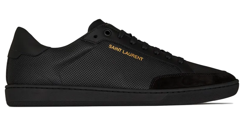 Saint Laurent Court Classic SL/10 Perforated Black