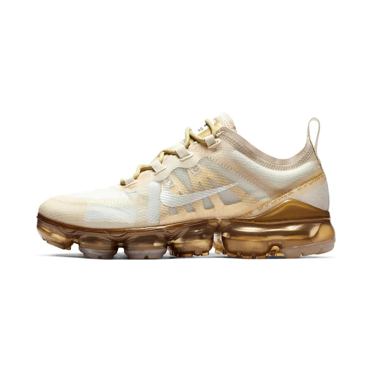 Nike Air VaporMax 2019 Cream “White / Light Bone / Metallic Gold” (AR6632-101)