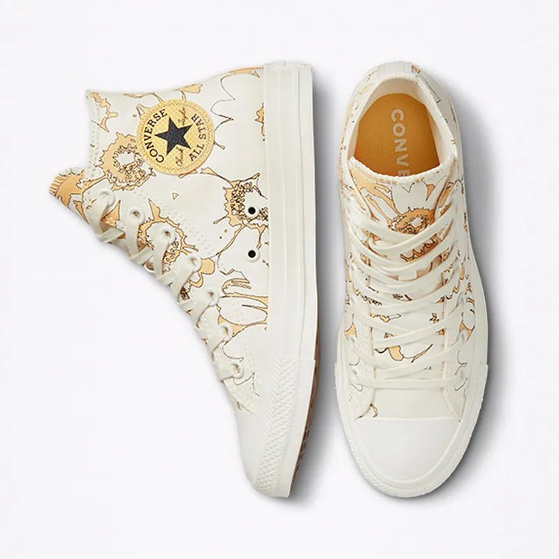 Converse Chuck Taylor All Star Crafted Florals Egret/cyber Mango/egret (A01188C)