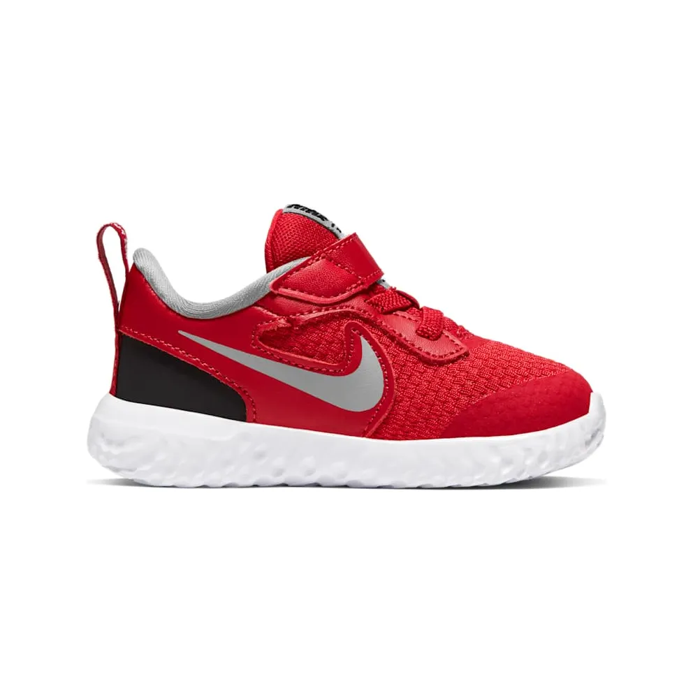Nike Revolution 5 “University Red / Black / White / Light Smoke Grey” (BQ5673-603)