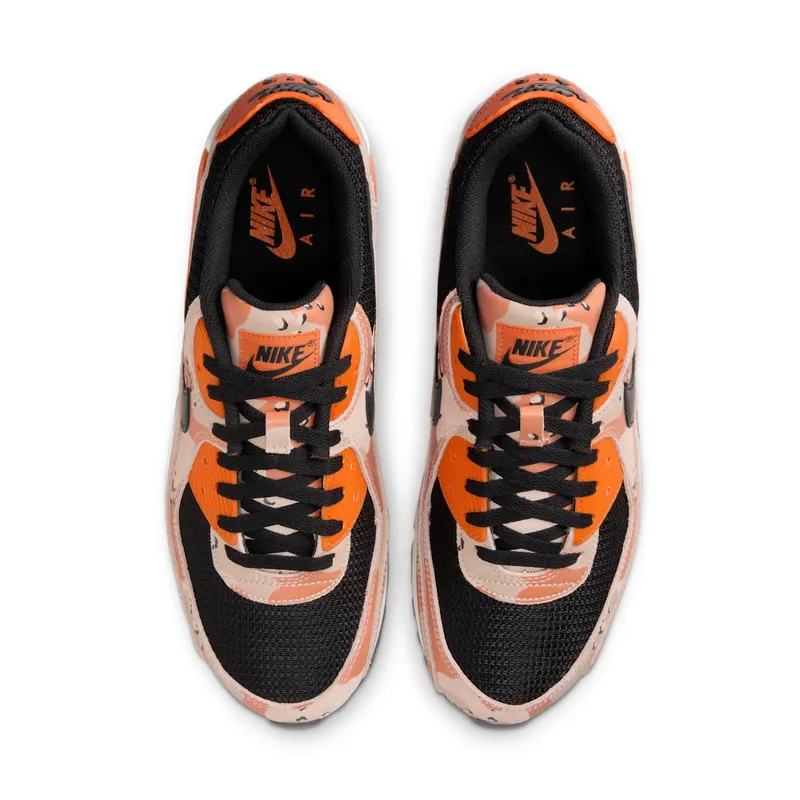 Nike Air Max 90 Premium “Bio Beige / Safety Orange / Phantom / Black” (IF1721-201)