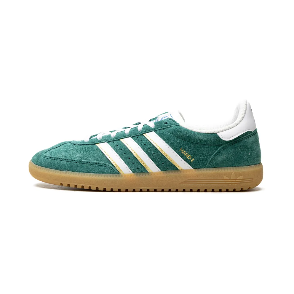 adidas Hand 2 Schuh Collegiate Green / Cloud White / Matte Gold (ID2114)