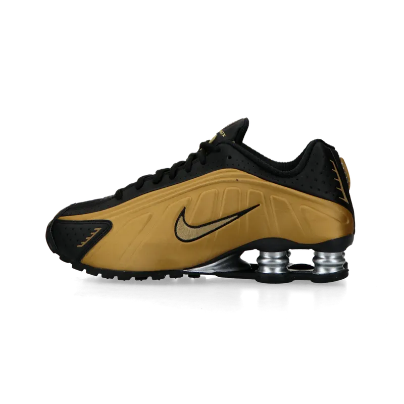 Nike Shox R4 (black / metallic gold / metallic silver) – AR3565-005