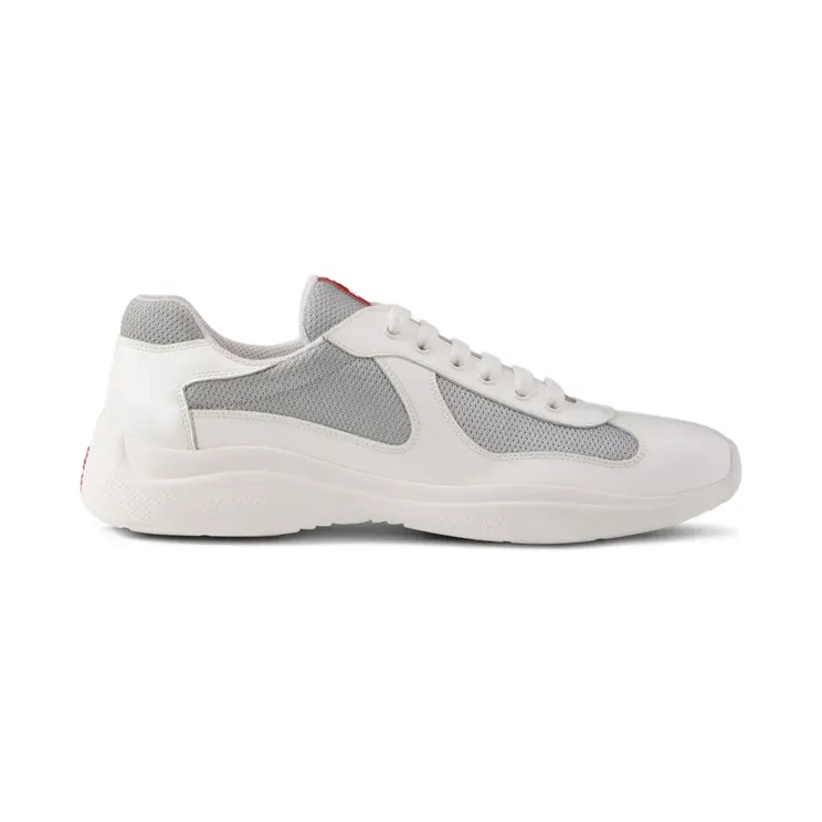 Prada Patent Leather and Technical Fabric America’s Cup “White/Grey” (4E3400 F G000 ASZ F0J36)