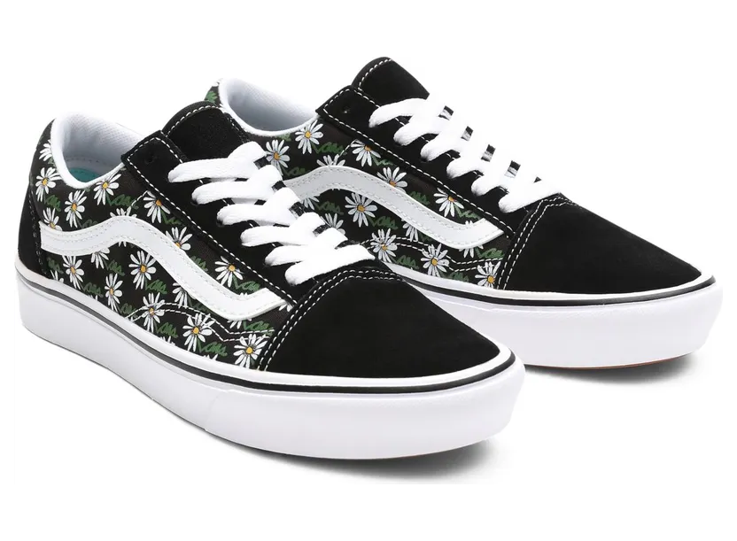 VANS Scribble Flower Comfycush Old Skool Schoenen Zwart (VN0A3WMA49K)