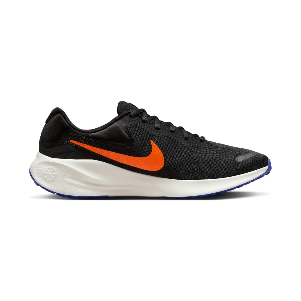 Nike REVOLUTION 7 “BLACK ASTRONOMY BLUE SAIL HYPER CRIMSON” (FB2207-008)