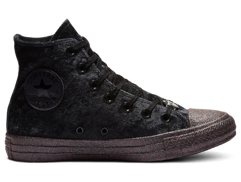 Converse Miley Cyrus x Chuck Taylor All Star Hi ‘Black Silver’ Black/Silver/White (563723C)