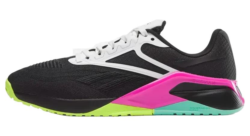 Reebok Nano X2 “Black Laser Lime Pink” (IF8833)