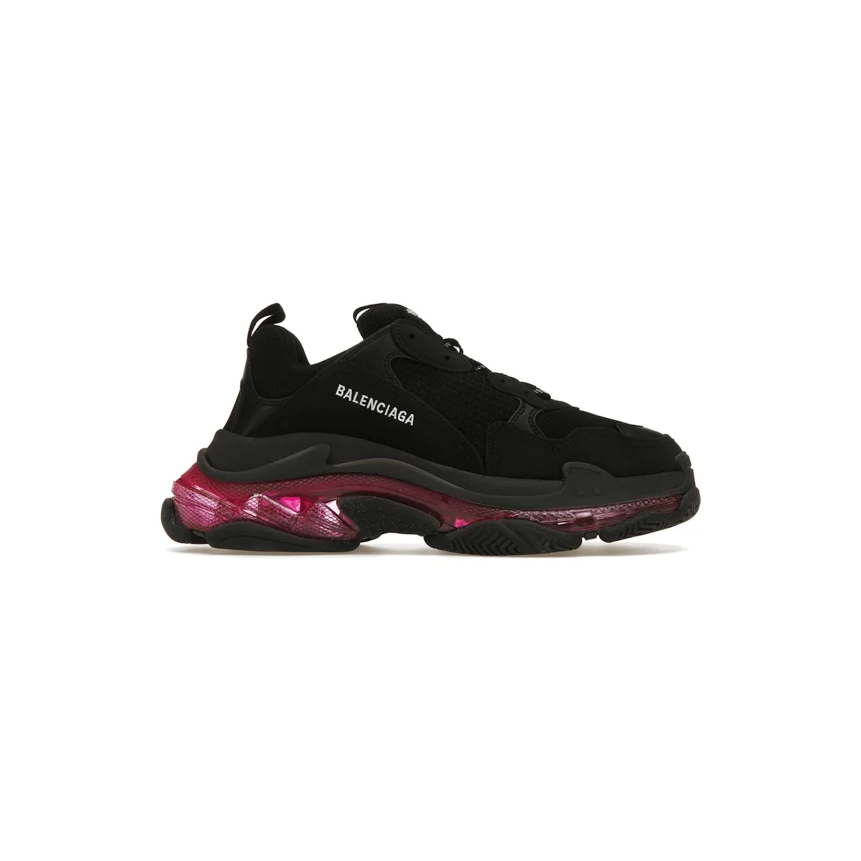 Balenciaga Triple S Clear Sole Neon Pink (2)