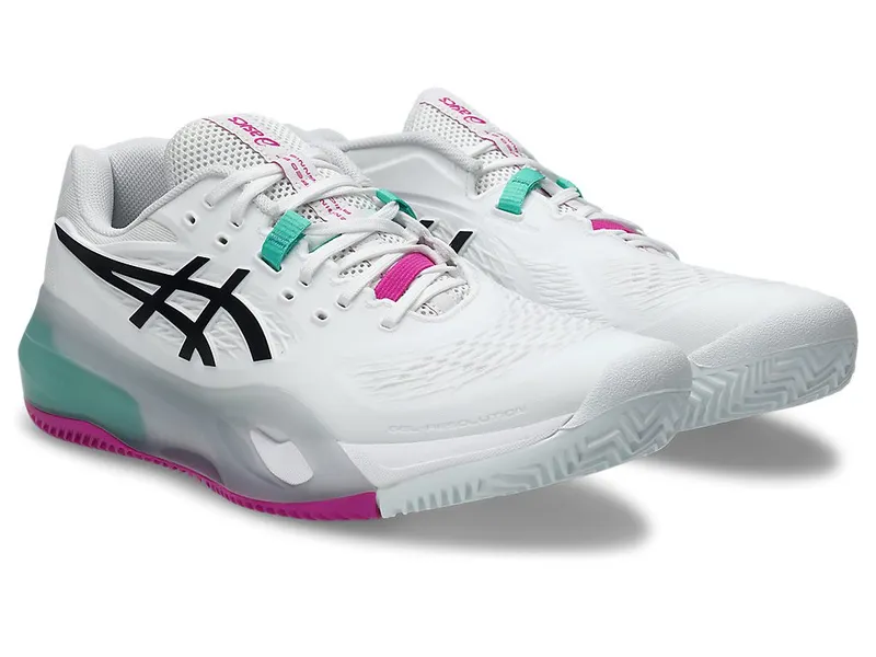 ASICS GEL-RESOLUTION X CLAY “White / Aurora Green” (1041A485-103)