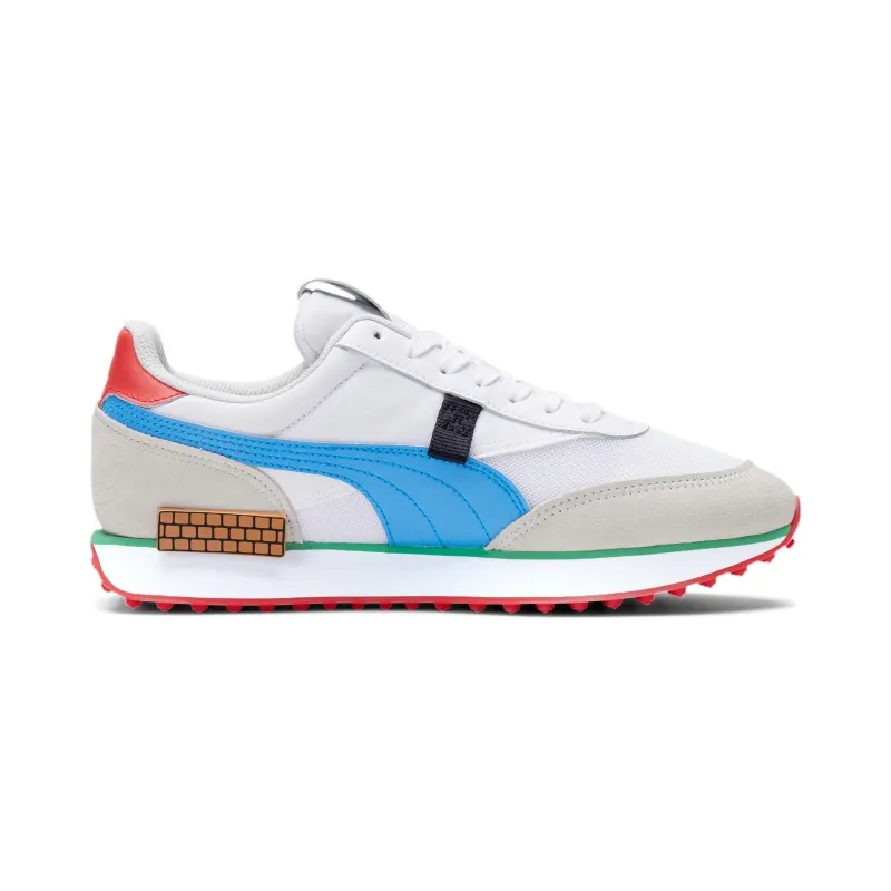 Puma Future Rider Super Mario 64 Puma White/Energy Turquoise (380196-01)