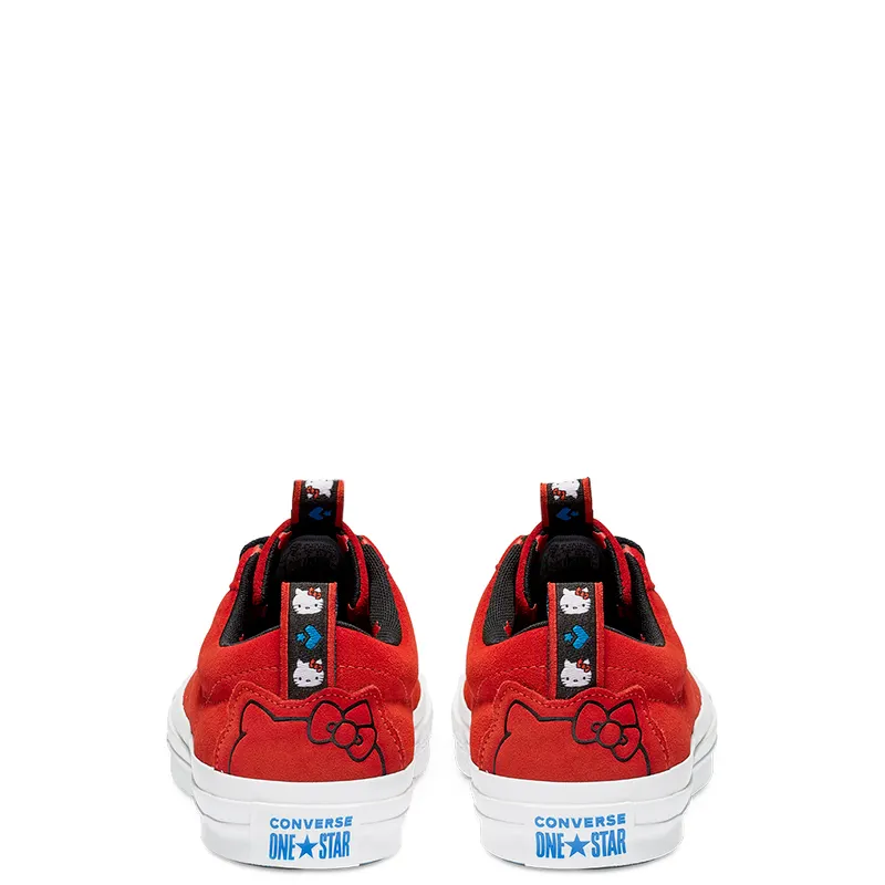 Converse One Star Ox Hello Kitty Fiery Red (W) Fiery Red/Black-White (163905C)