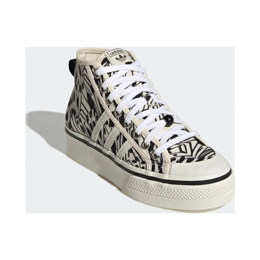 Adidas Nizza Platform Mid Wonder White / Off White / Core Black (GY9424)