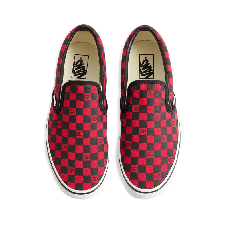 Vans X Valentino X Checked “Red/Black” (8Y2S0M96HPK JV7)