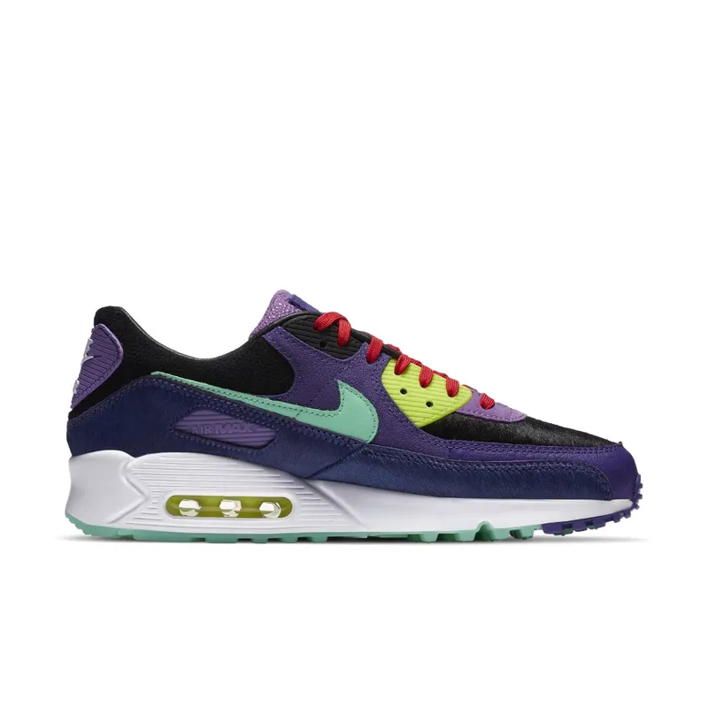 Nike Air Max 90 Violet Blend Black/Purple-Volt-Mint (CZ5588-001)