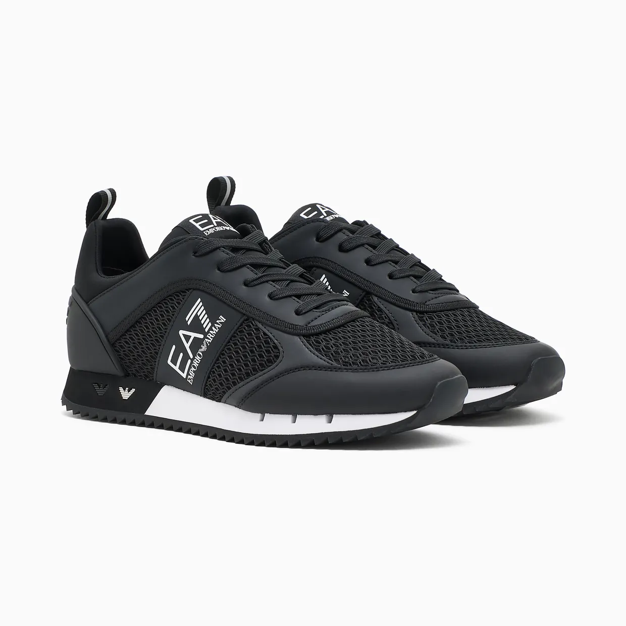 Armani Black And White In Mesh With Rubber Sole (7X000334-AF18610-MC001) (2)