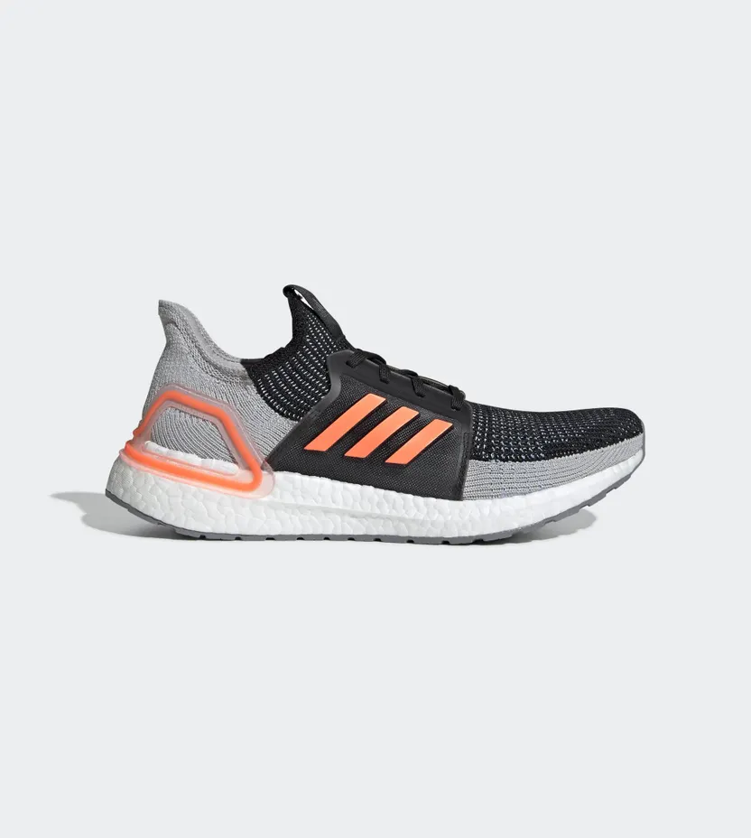 Adidas UltraBoost 19 ‘Core Black Solar Orange’ Core Black/Solar Orange/Glow Blue (G27516)