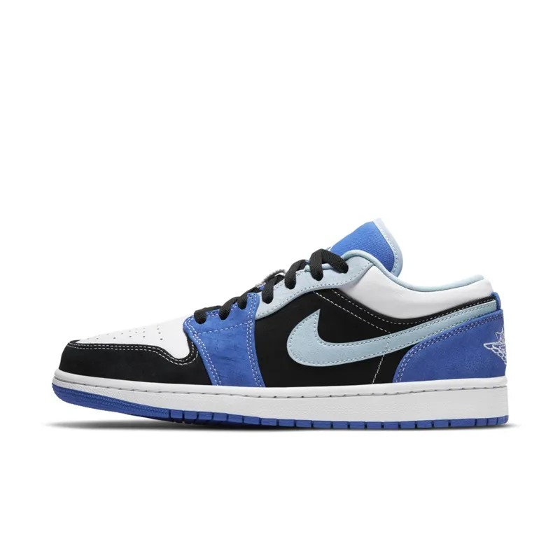 Jordan 1 Low Black Blue White Black/Blue-White-Light Blue (DH0206-400)