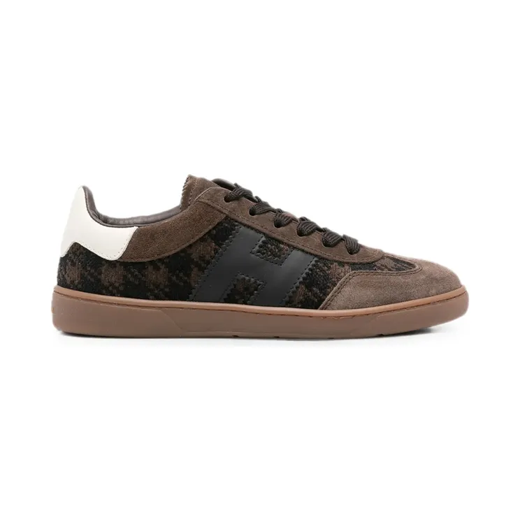 Hogan Houndstooth-pattern “Brown/Black” (HXW6470FB6BV I50R2F)