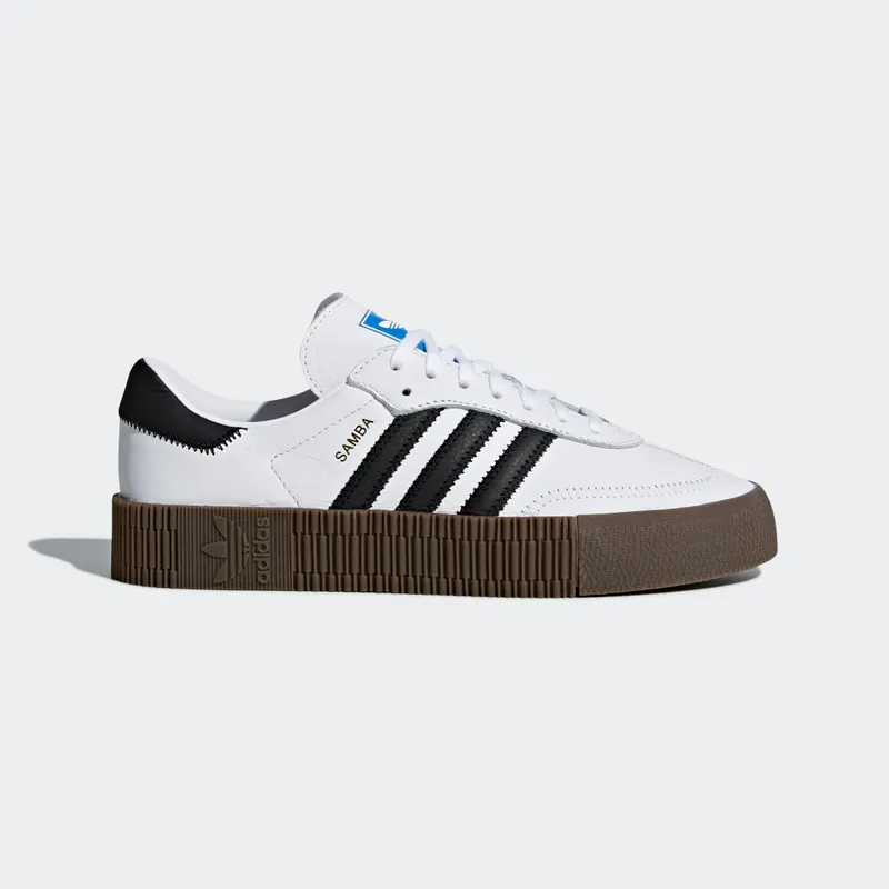 adidas  Sambarose White Black Gum (W) Cloud White/Core Black/Gum (AQ1134)