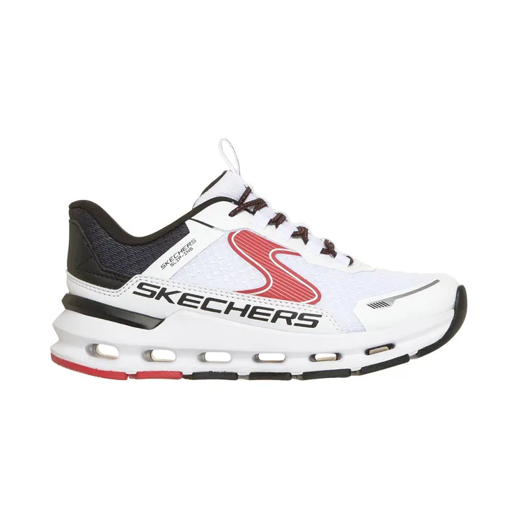 Skechers Slip-ins: Glide-Step Plus – Vista-Lane Wht/Zwart/Rood