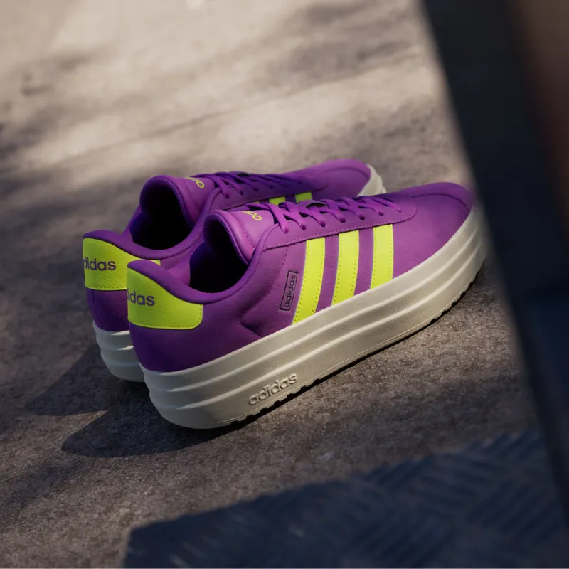 Adidas VL Court Bold Flash Pink / Lucid Lemon / Silver Metallic (JI1785)