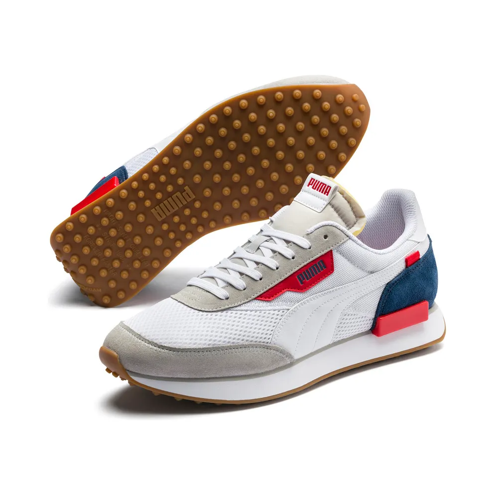 Puma Future Rider Stream On Gray Violet / Puma White / Dark Denim (371530-02)