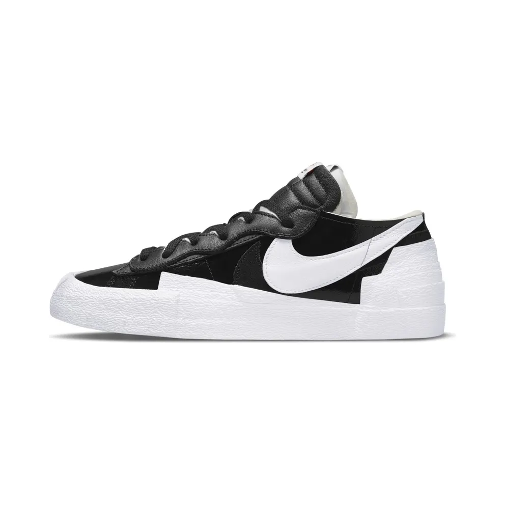 Nike x Sacai Blazer Low Black Patent Leather (DM6443-001)
