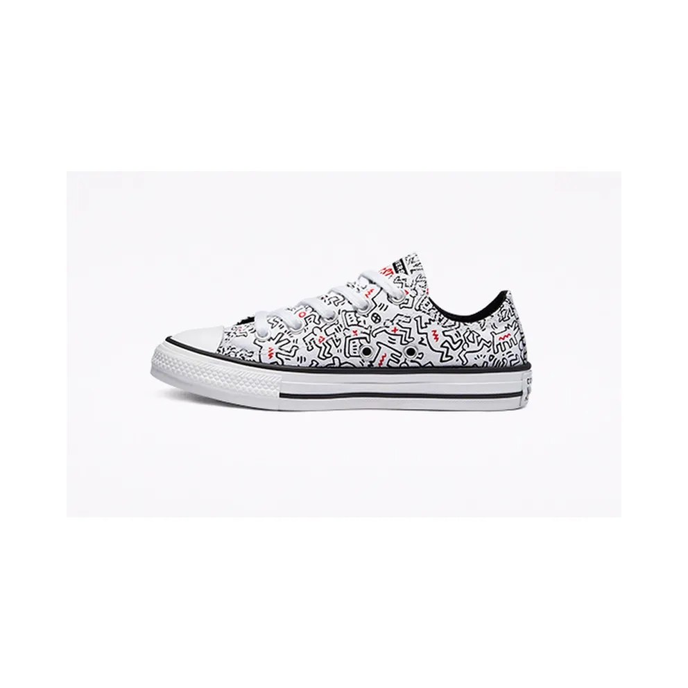 Converse Converse x Keith Haring Chuck Taylor All Star Low Top White/Black/Red (371861C)