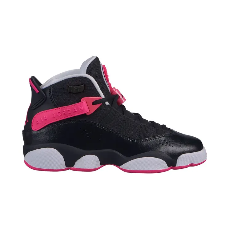Jordan 6 Rings Black Hyper Pink White (GS)