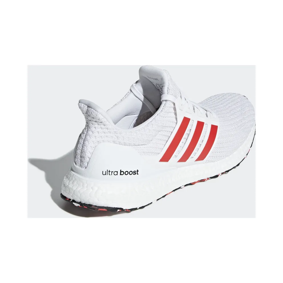 adidas Ultra Boost 4.0 Cloud White Active Red Cloud White/Active Red/Chalk White (DB3199)