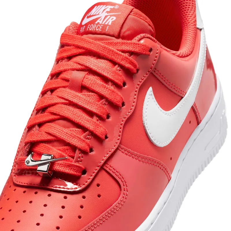Nike Air Force 1 Low ’07 “Patent Light Crimson White” (IR5450-600)