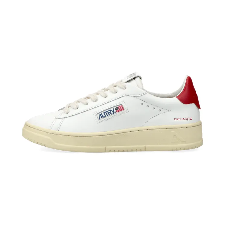 Autry Dallas Low W (weiß / rot) – ADLWNW03