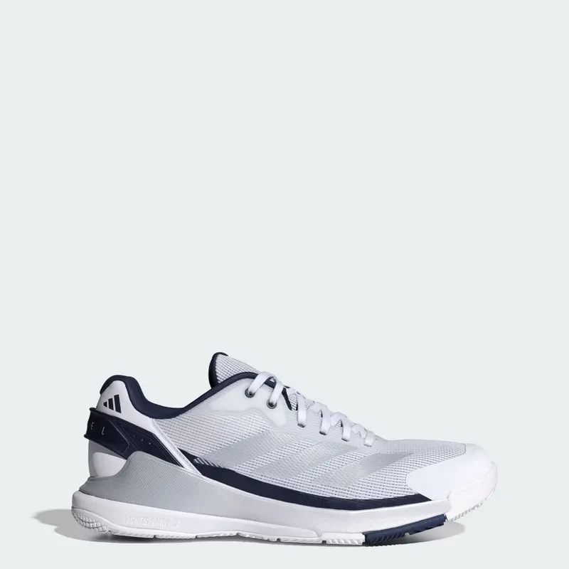 Adidas Crazyquick Padel Cloud White / Silver Metallic / Dark Blue (JR2127)