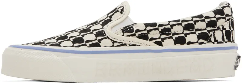 Vans Black & Off-White Brain Dead Edition LX Slip-On (VN0A45JKBA21)