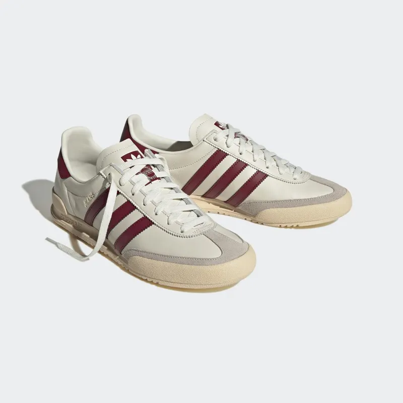 Adidas Jeans Chalk White / Sand Strata / Collegiate Burgundy (GY7437)