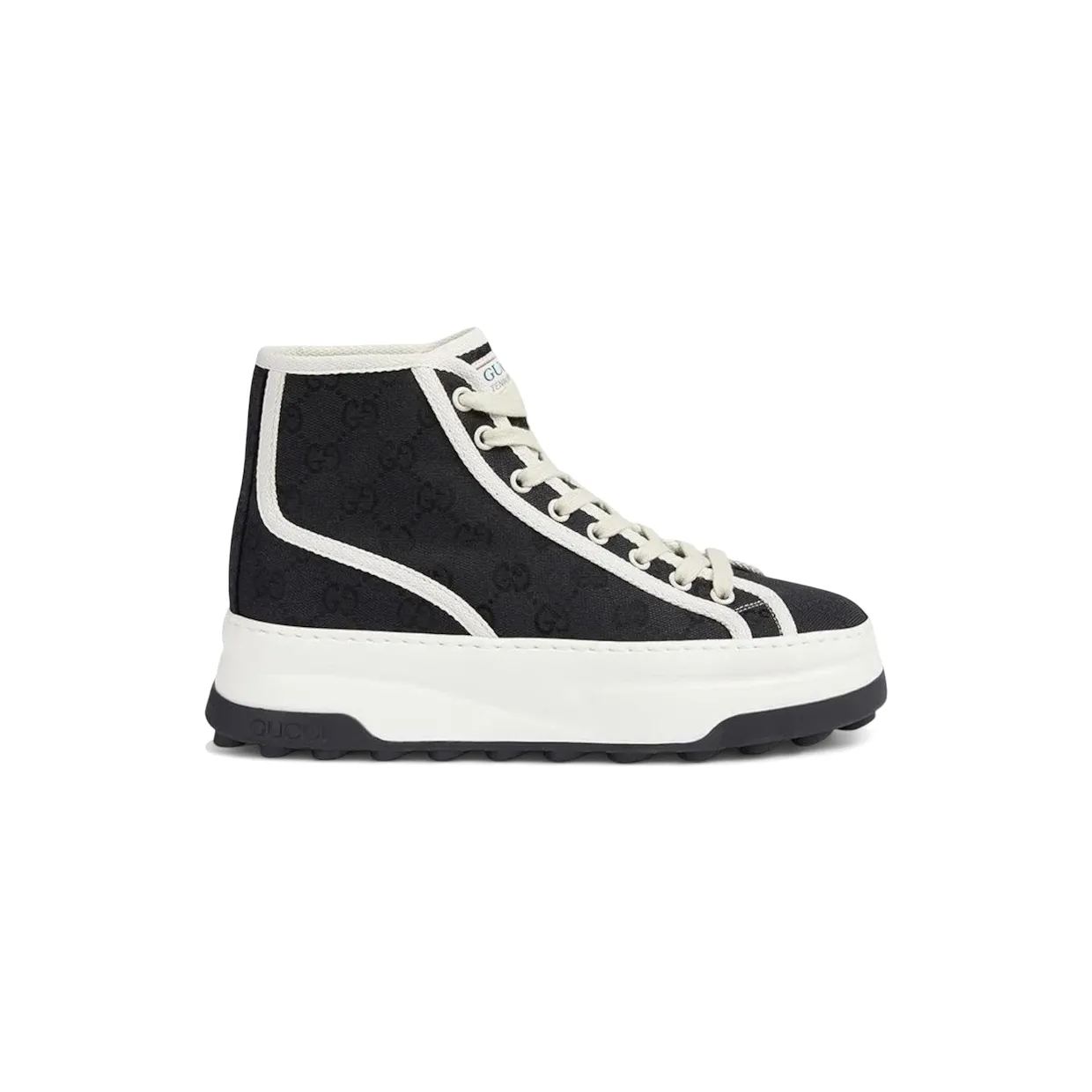 Gucci GG High Interlocking G Black White (745999 20Q20 1043)