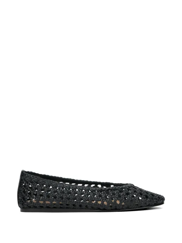 Manebi Gewebte Ballerinas – Black (Q94GH)