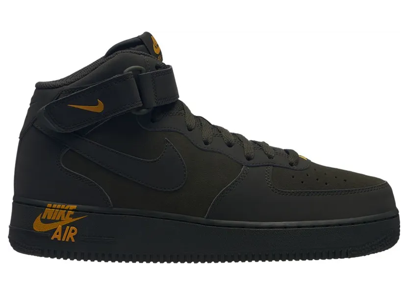 Nike Air Force 1 Mid Sequoia Yellow Ochre