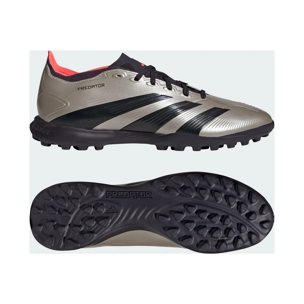 adidas Predator League Turf Platinum Metallic Aurora Black Turbo (IF6376)