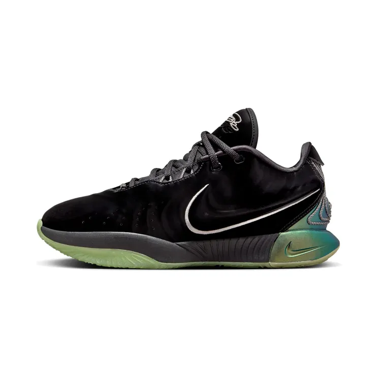Nike LeBron 21 Tahitian “Black / Iron Grey / Oil Green / Metallic Pewter” (FB2238-001)