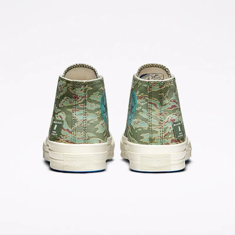 Converse x UNDEFEATED Chuck 70 Mid Sea Spray – “Seas Spray / Fossil / Egret” (172397C)