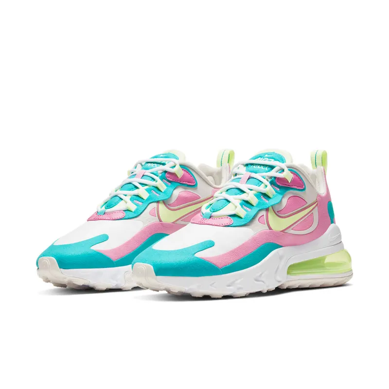 Nike Air Max 270 React Pastel (W) White/Barely Volt/Platinum Tint (CW7015-100)
